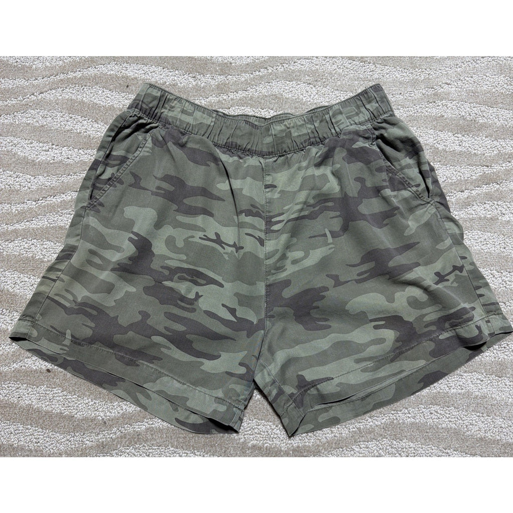 Social Standard by Sanctuary Women's Boardwalk High Rise Shorts Camo Size XL