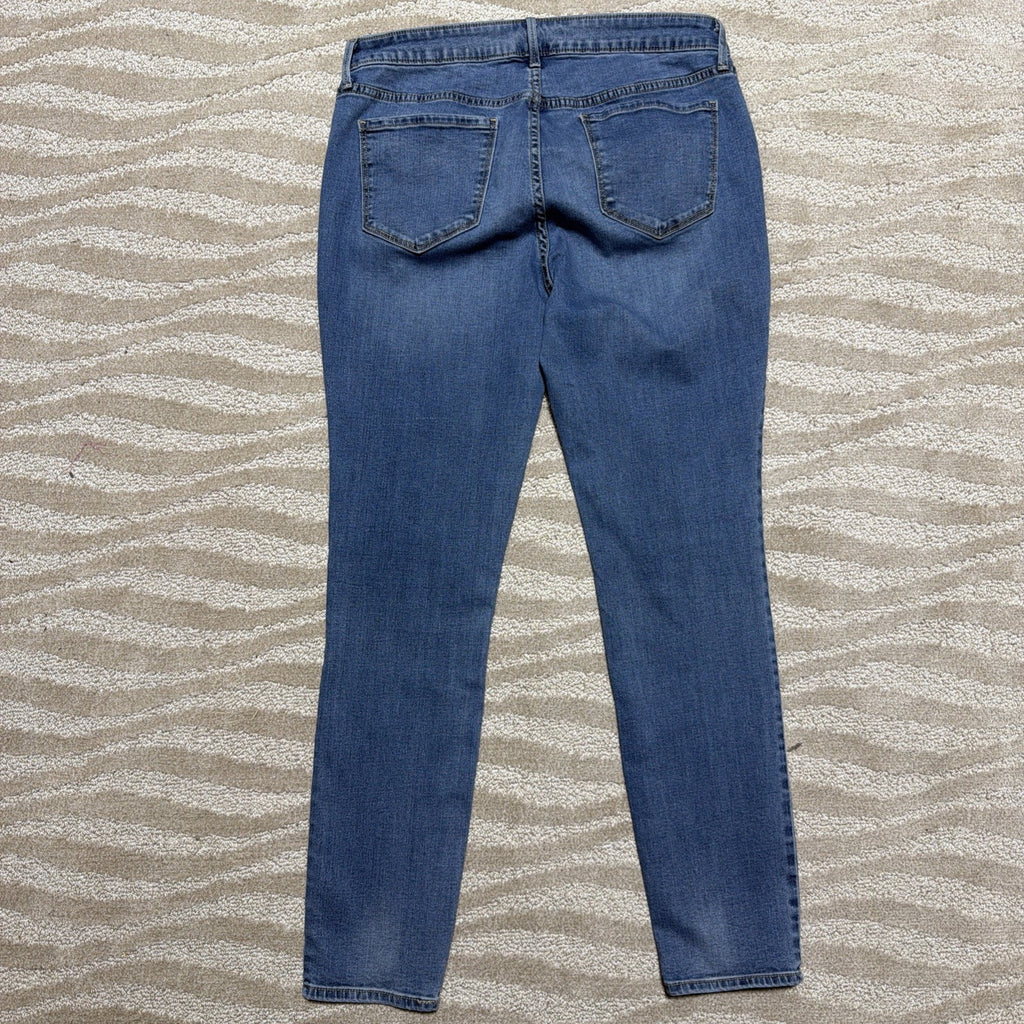 Old Navy Rockstar Skinny Jeans Lightwash Sz 14 Stretchy 32x29
