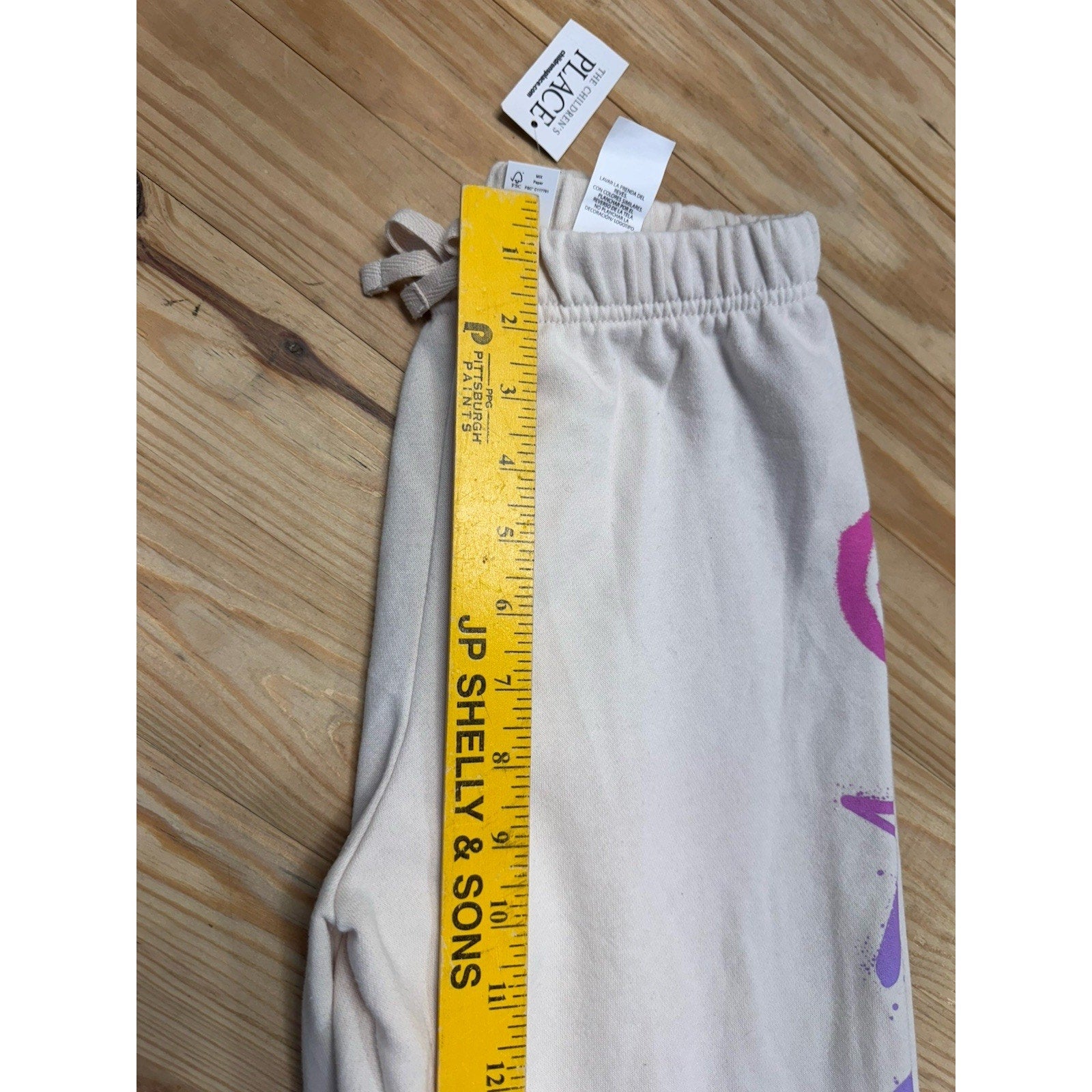 The Children’s Place Kids Girls Peace Love Pink Fleece Size Large 10/12 NWT