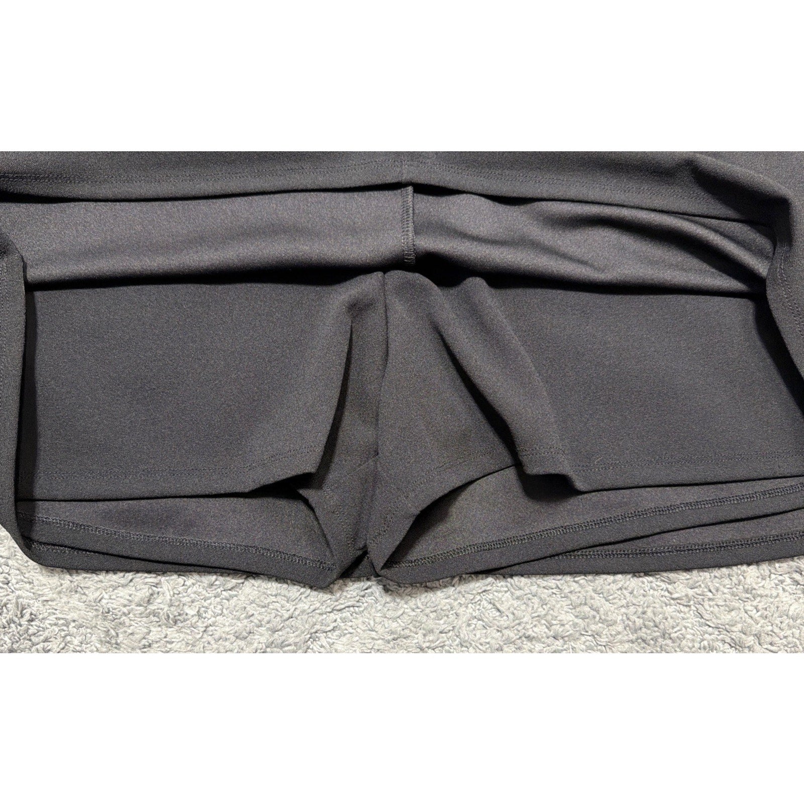 Express Black Mini Skort Women XL NWT Stretch Hidden Shorts Zip Back Career $68