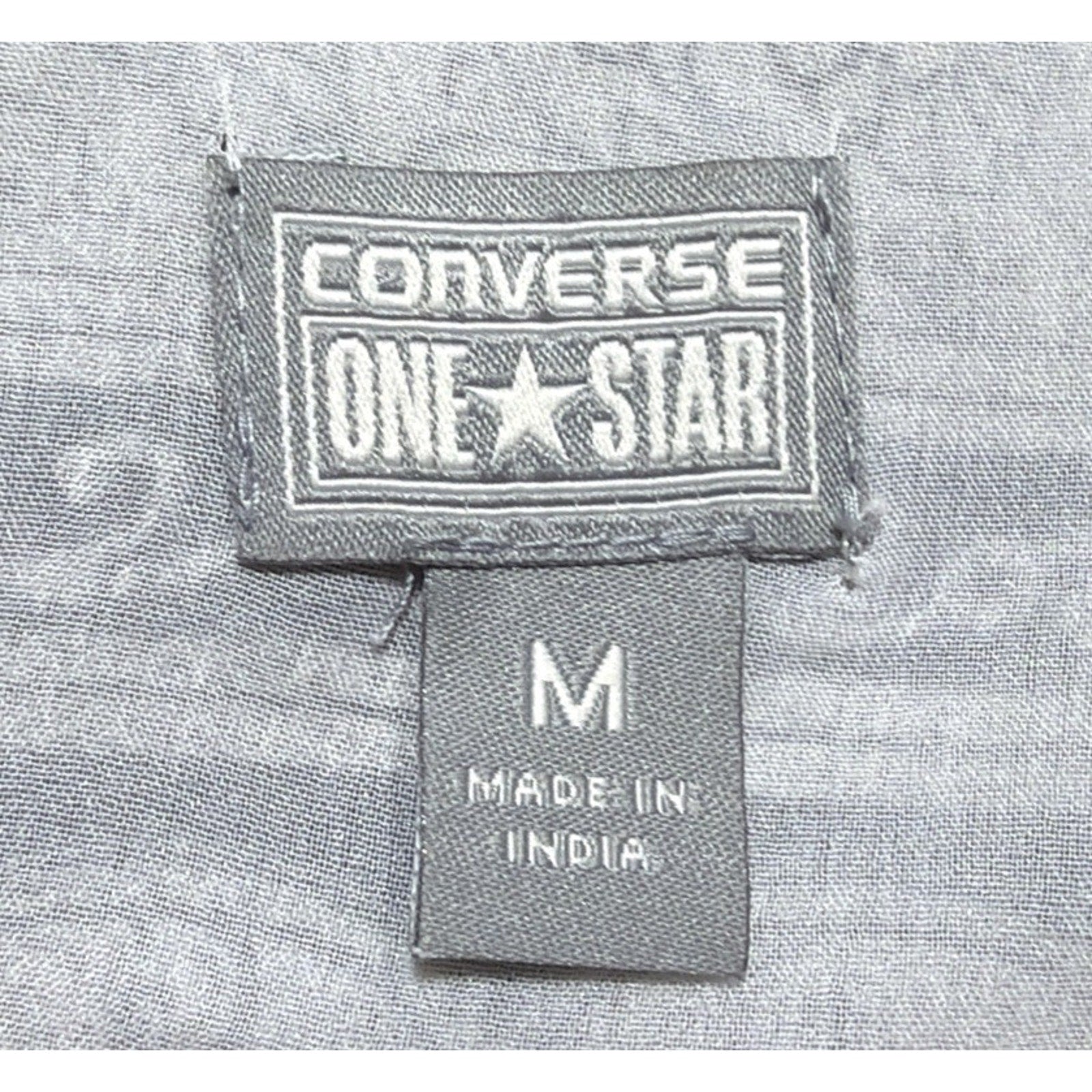 Converse One Star Tank Womens M Sleeveless Lined Tank Boho Hippy Alternative