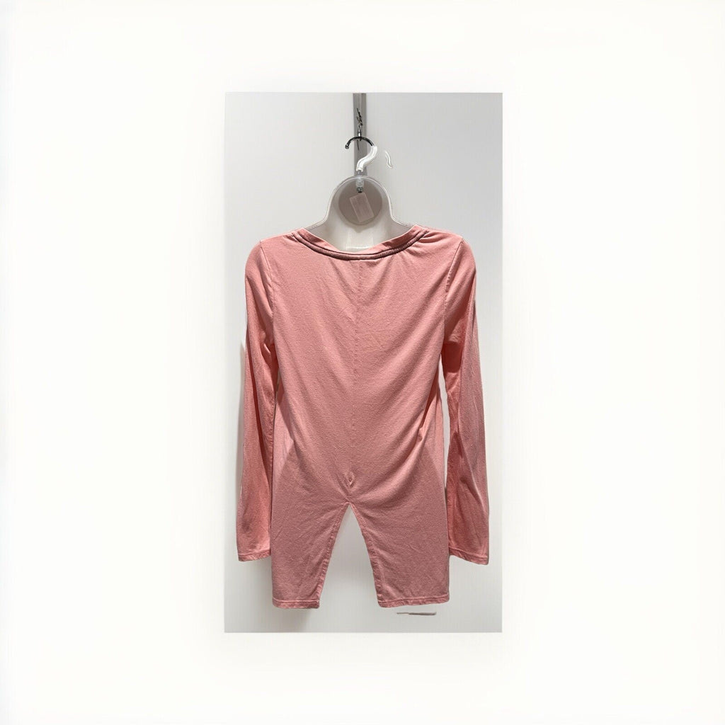 Belle Du Jour Pink Elephant Dreamcatcher Graphic Top Long Sleeve Split Back Boho