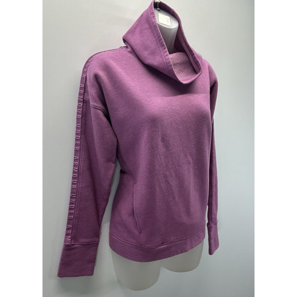 Under Armour Women’s ColdGear Funnel Neck Long Sleeve Shirt Purple Size Medium .