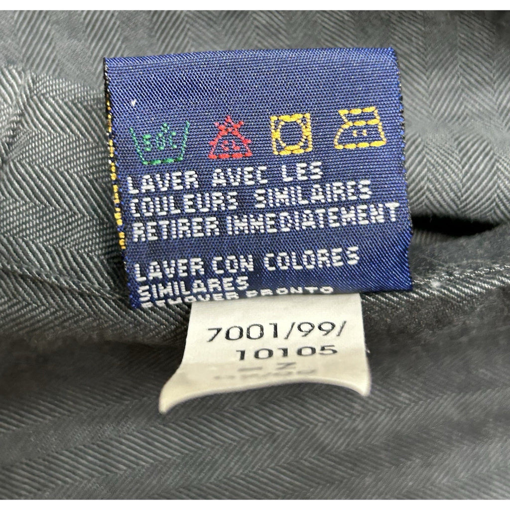 Tommy Hilfiger Vintage Men's Casual Button Down Shirt Long Sleeve Gray 16 34-35.