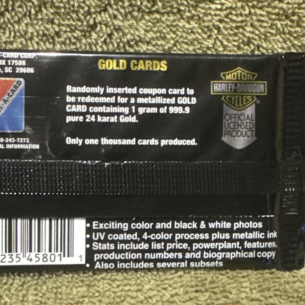 Harley Davidson Trading Cards Units Of 2 From 1992 Collection