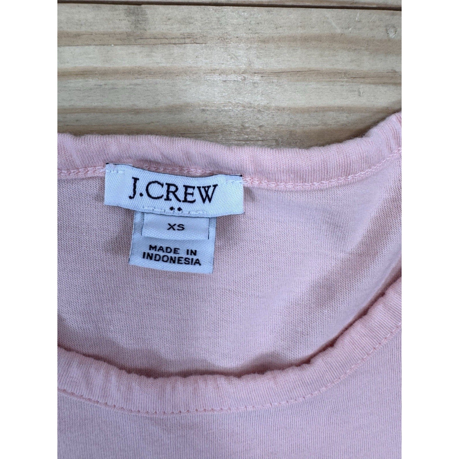 J Crew Peach Pink Short Sleeve T-shirt Dress Women’s Size X-Small