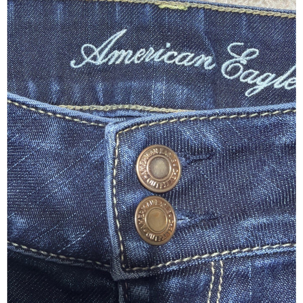 American Eagle Stretch Women's Size 6 Artist Stretch Low Rise Blue Jeans Comfort