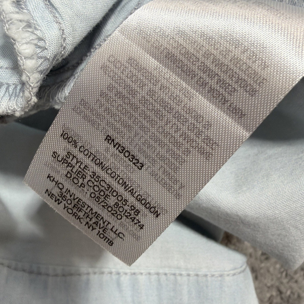 New Calvin Klein Girl's Juniors Chambray Denim Shirt Dress Size XL/16 NWT
