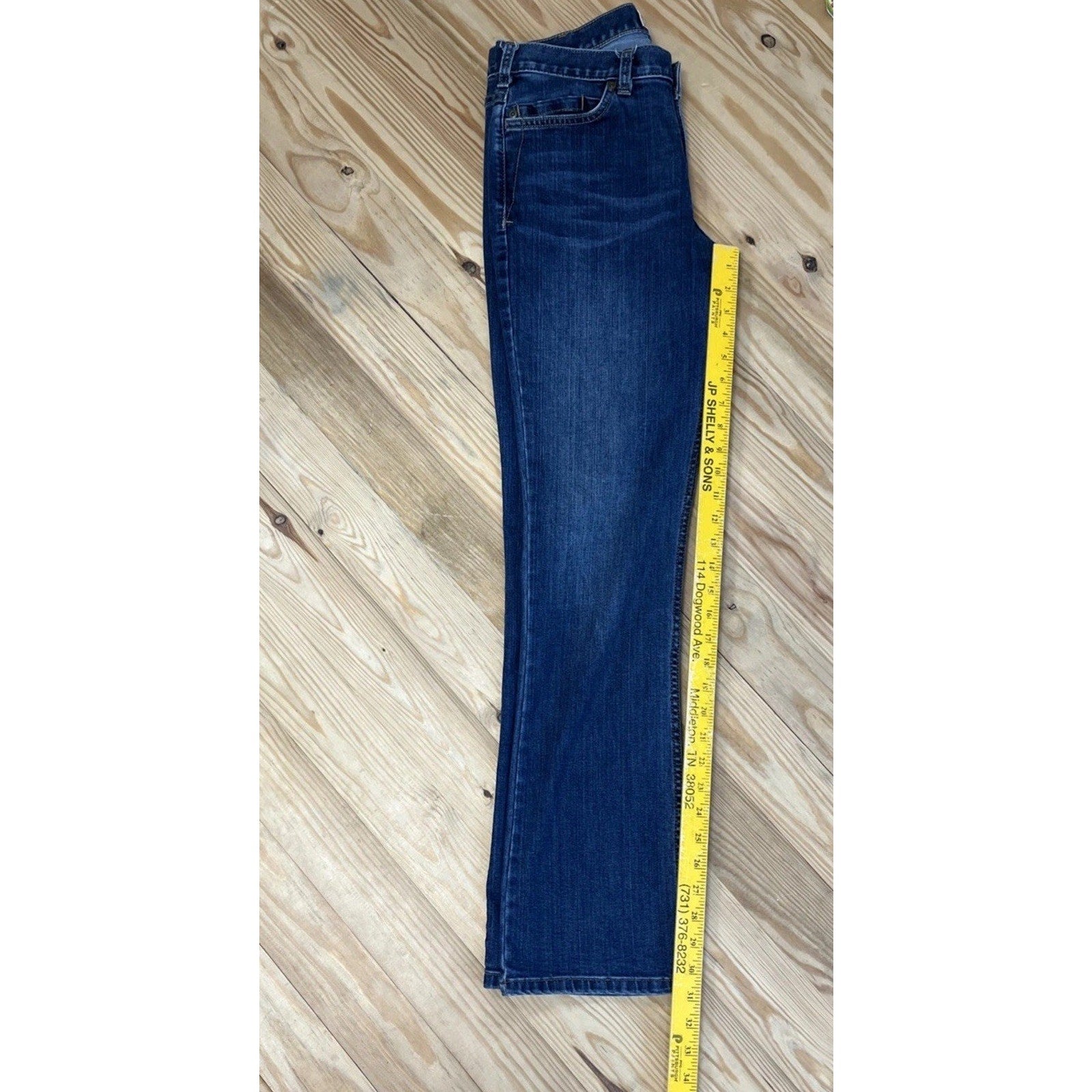 CARHARTT Slim Fit Boot Cut Size 10 Regular Women’s Blue Jeans