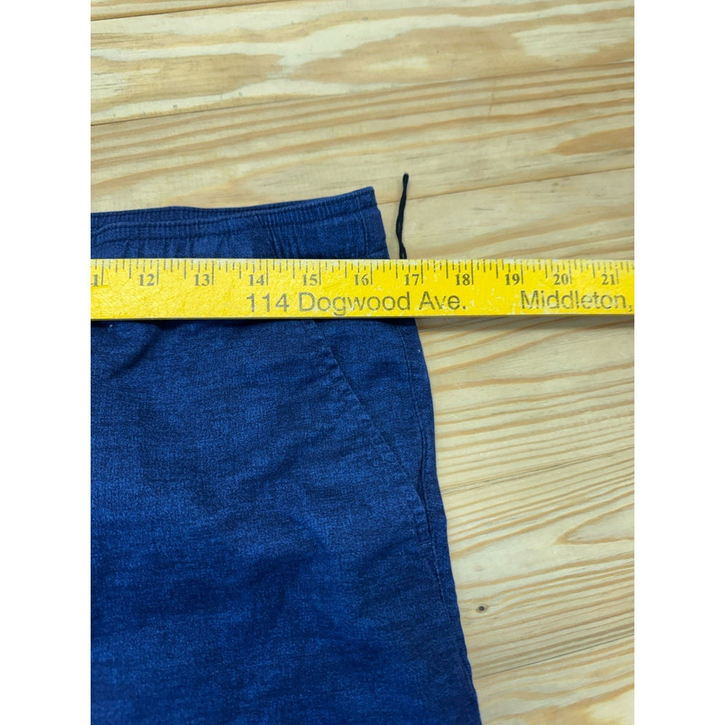 Goodfellow Shorts Men’s Small Blue Chino Everyday Elastic Waist Preppy 8” Cotton