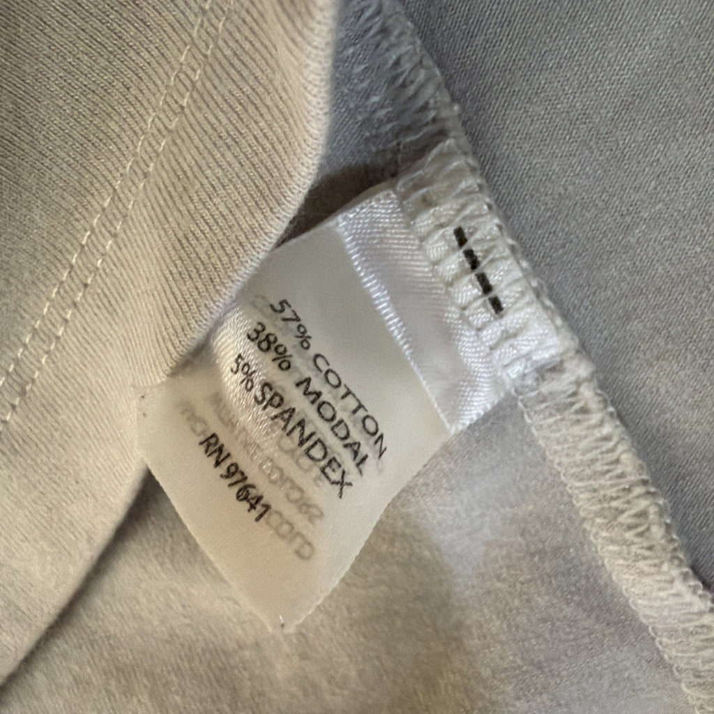 J.Jill Button Front Cardigan Sweater Knit Long Stretch Gray Women's Petite Large