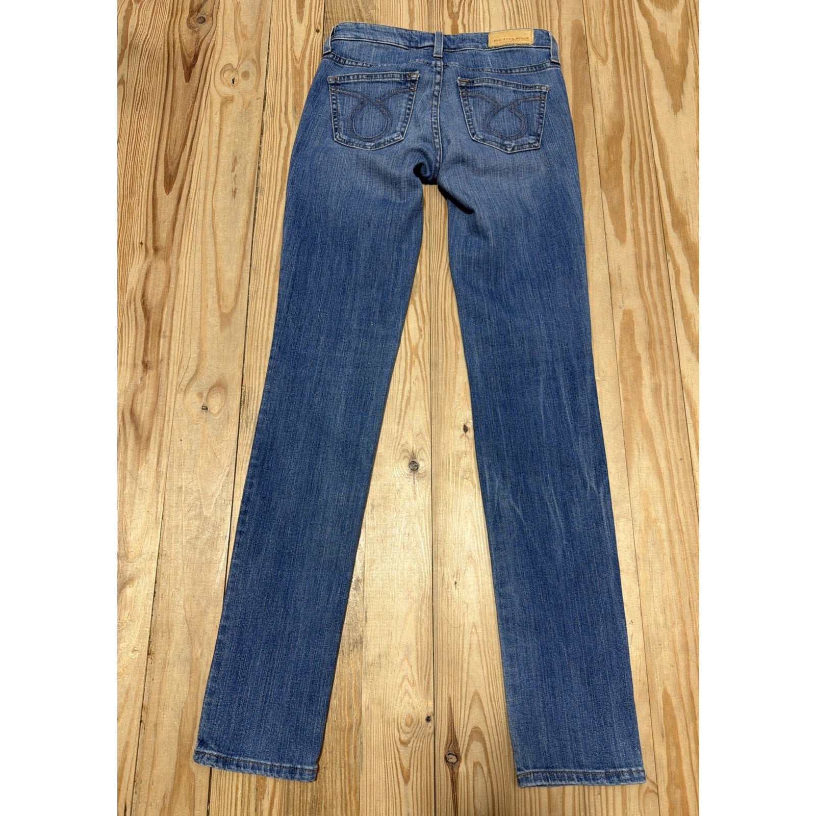 Big Star Sz 24R Mid-Rise Slim Straight Leg Brigette Van Ness Jeans