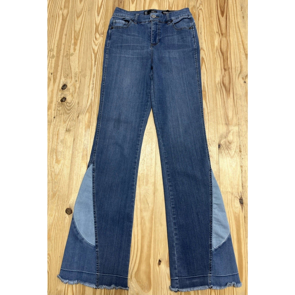 BBJ Los Angeles Super Flare Jeans Womens 5/27 Bell Bottom Boho Sunset Fit