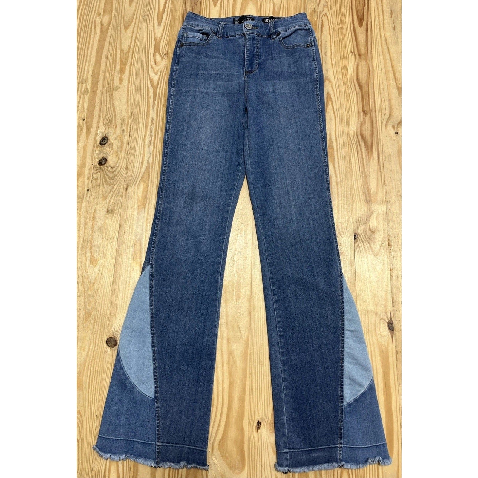 BBJ Los Angeles Super Flare Jeans Womens 5/27 Bell Bottom Boho Sunset Fit