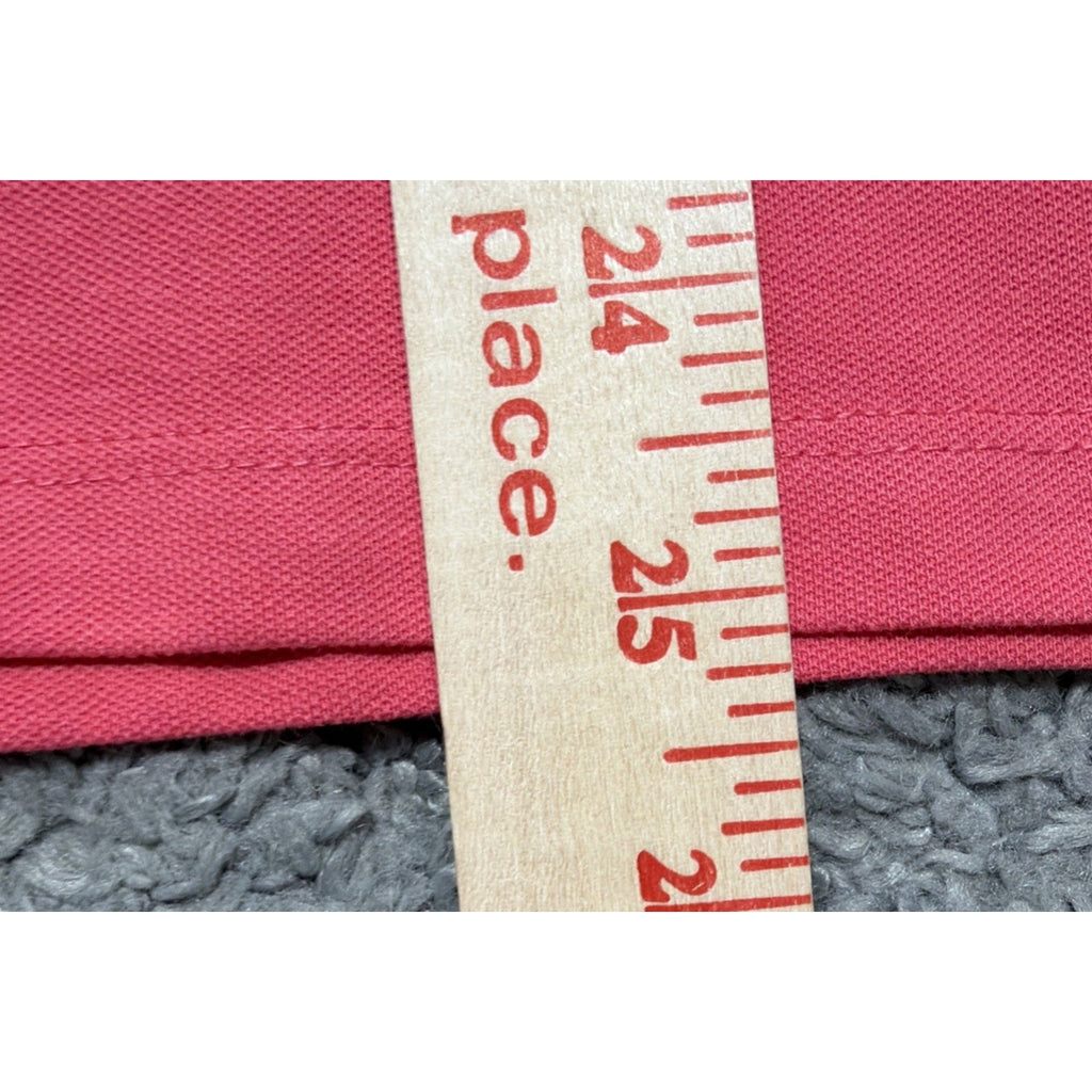 Tommy Hilfiger Woman T-shirt M Pink Short Sleeve Collard Cotton New