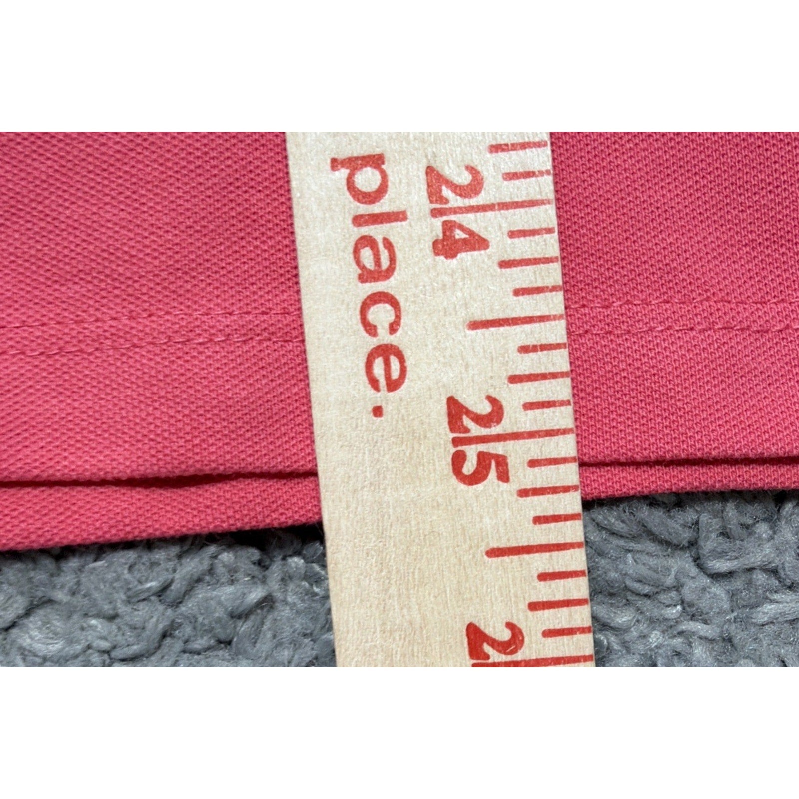 Tommy Hilfiger Woman T-shirt M Pink Short Sleeve Collard Cotton New