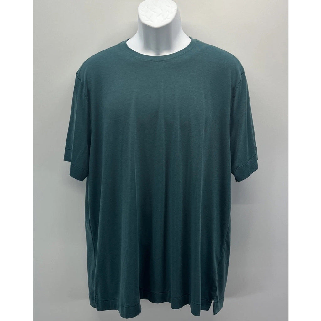 Old Navy Active T-Shirt Men's XL Green Short Sleeve 4 Way Stretch Dry Fit