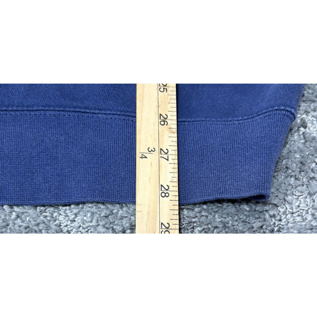 Nike Blue Vintage Y2K Black Tag Embroidered Chest Swoosh Blue Crewneck XXL