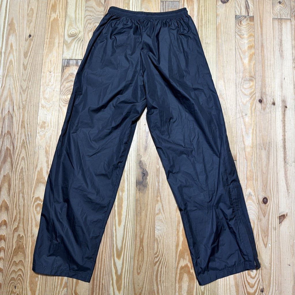 Vintage Nike Athletic Wind Breaker Pants Wide Leg Baggy Men's Size M Black NWT