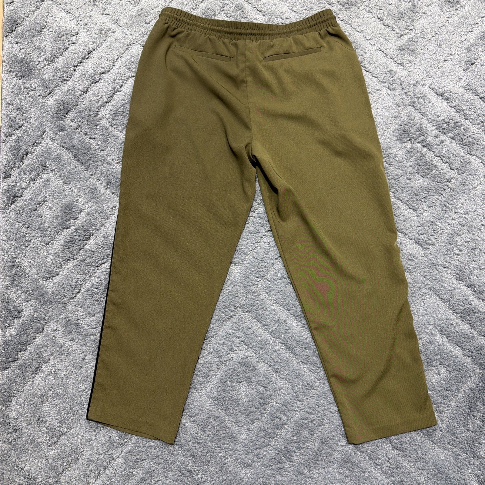 Anthropologie Silence + Noise Jogger Pants Womens Medium Green Cropped Pocketed