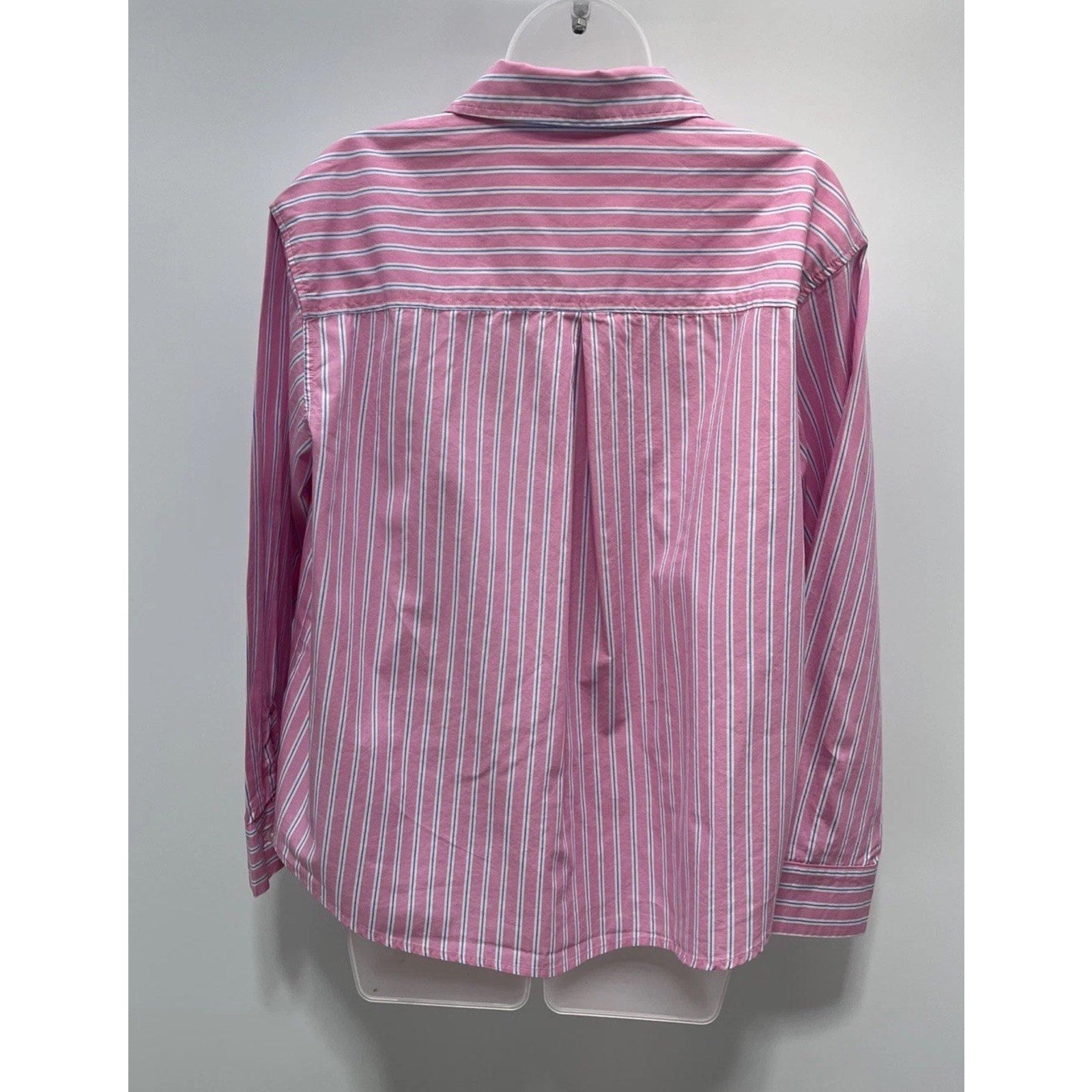 Maurices Womens Size M Striped Long Sleeve Button Front Shirt