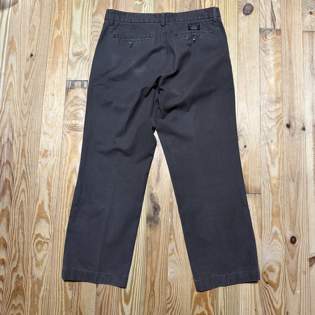 Banana Republic Chino Dawson Pants Men’s Flat Front Performance Brown Size 34x30