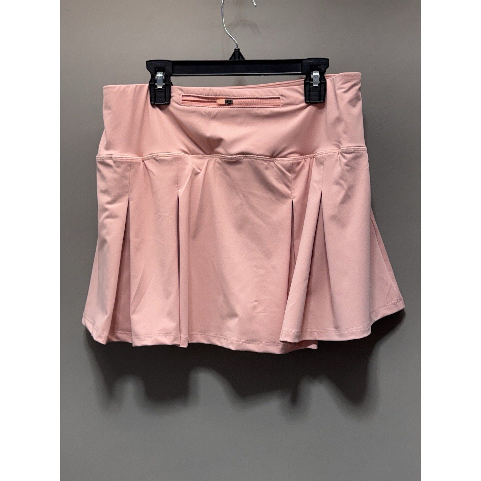 Women Pink Tennis Skort Athletic Golf Skirt Built In Shorts Pocket Size 10 New