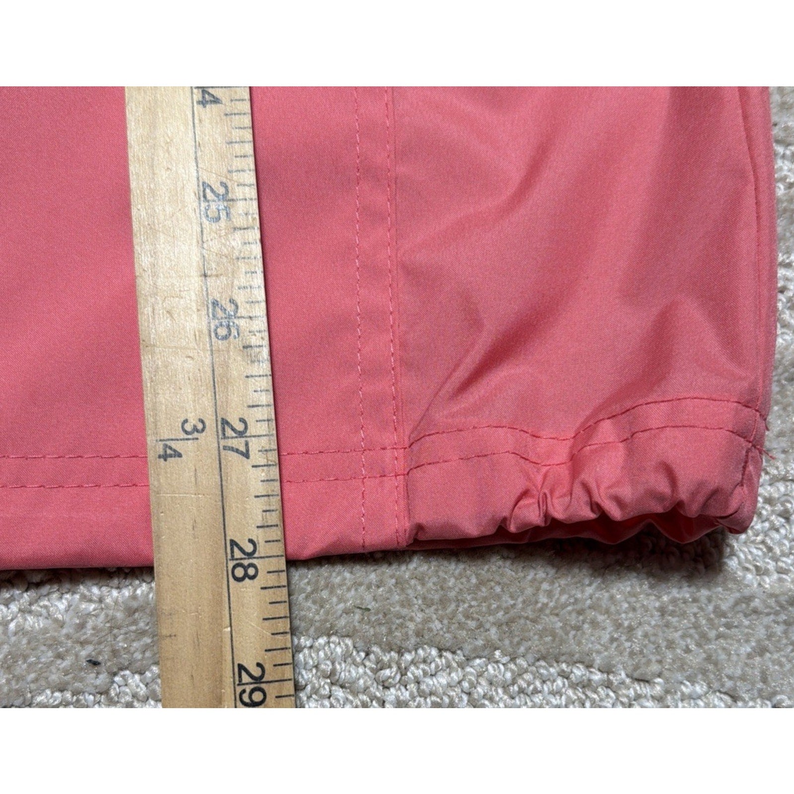 NWT Charles River Apparel Pack-N-Go Coral Rain Jacket L Winthrop Golf Club