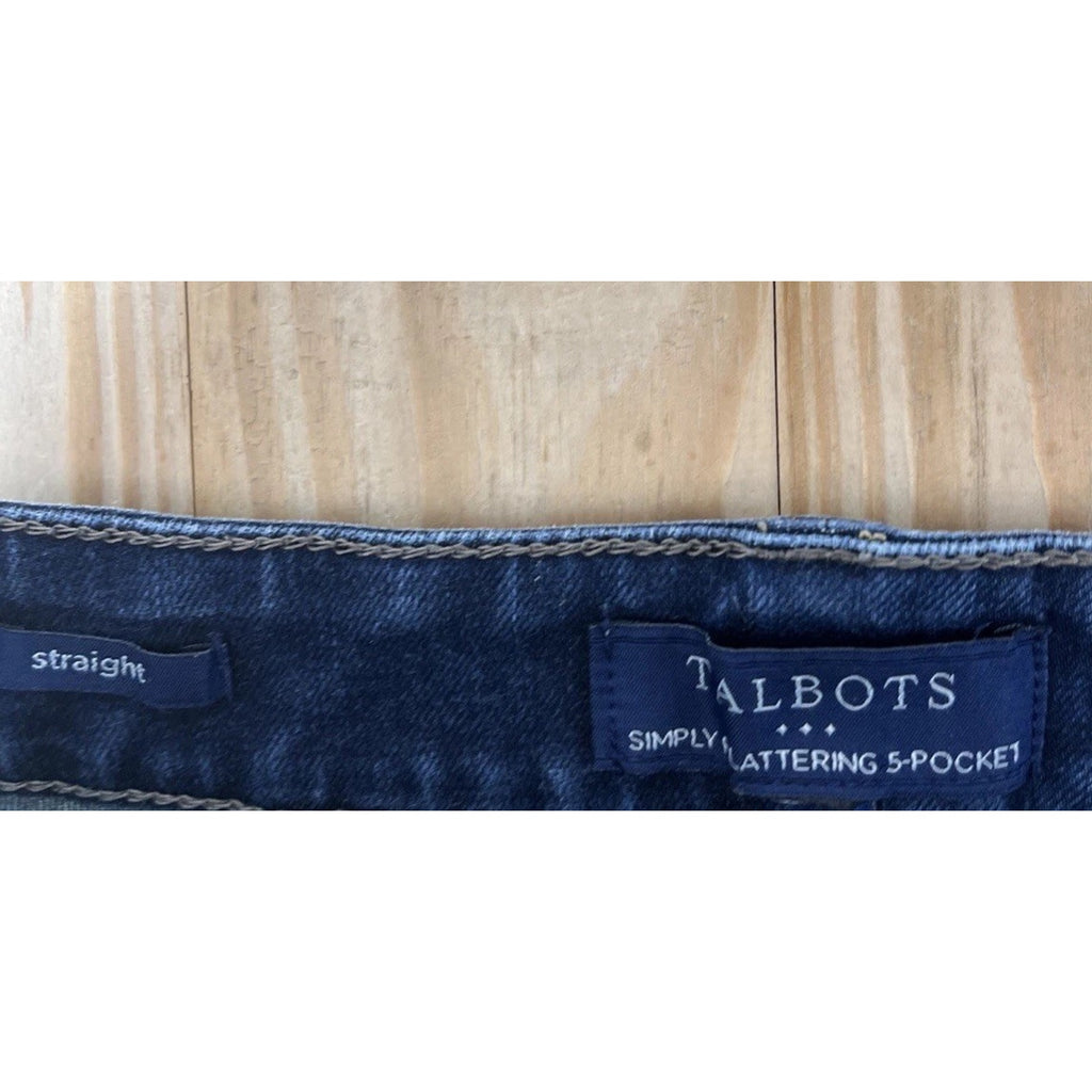 Talbots Simply Flattering 5 Pocket Women’s Jeans Size 27x27 Dark Wash