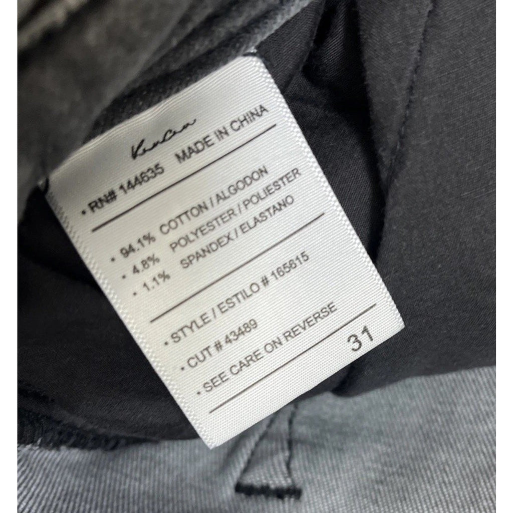 KanCan Jeans Skinny High Rise Ankle Charcoal Wash Size 31 Raw Hem