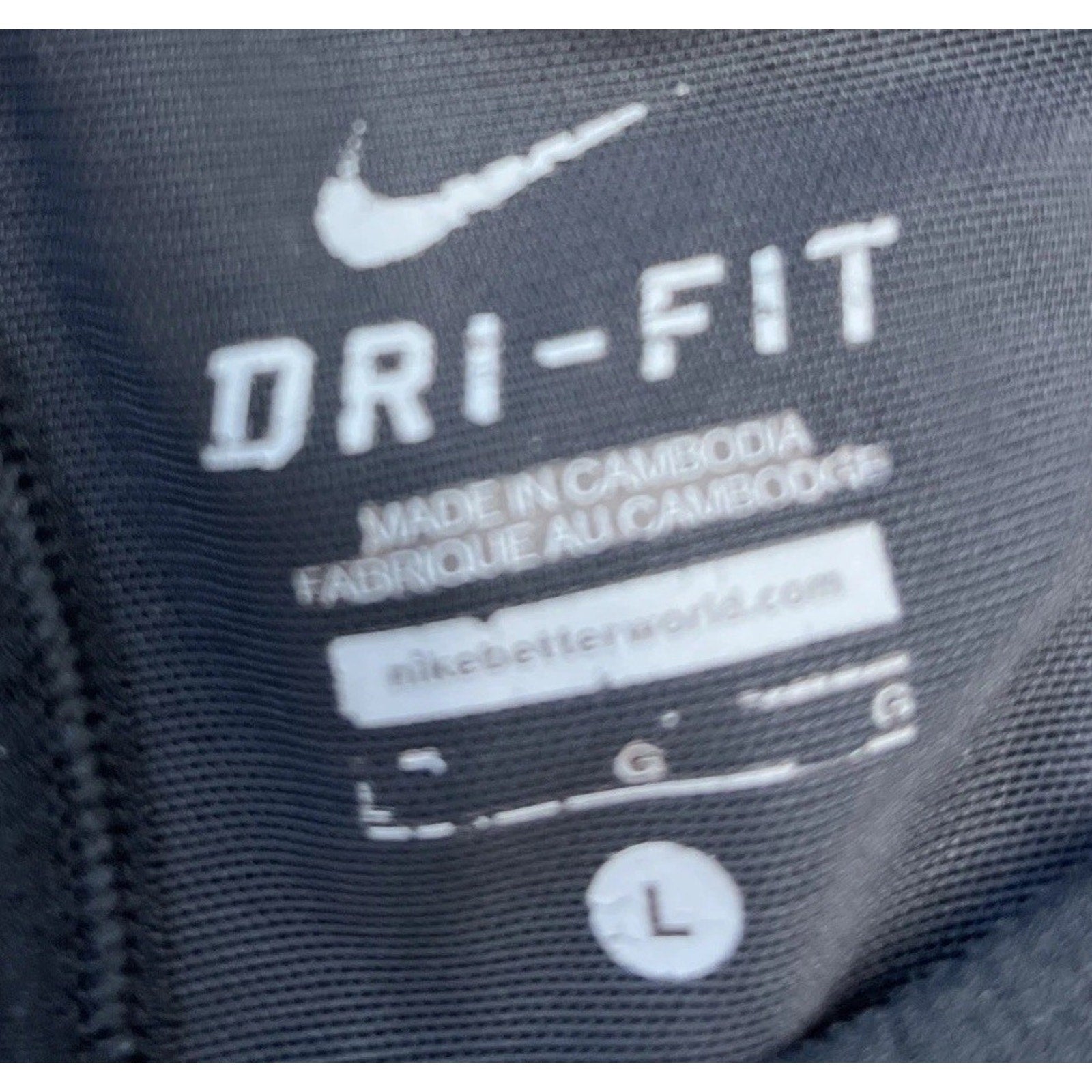 Nike Women’s Dri Fit Sport Bra Racer Back Black Swoosh Logo