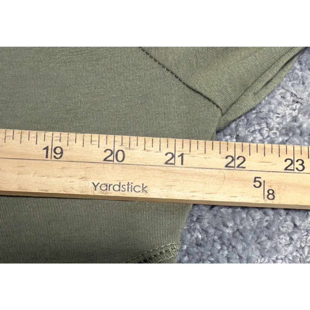 NOELLE Womens Size XXL Moss Green Soft Stretch Knit Scoop Neck Tunic Top New