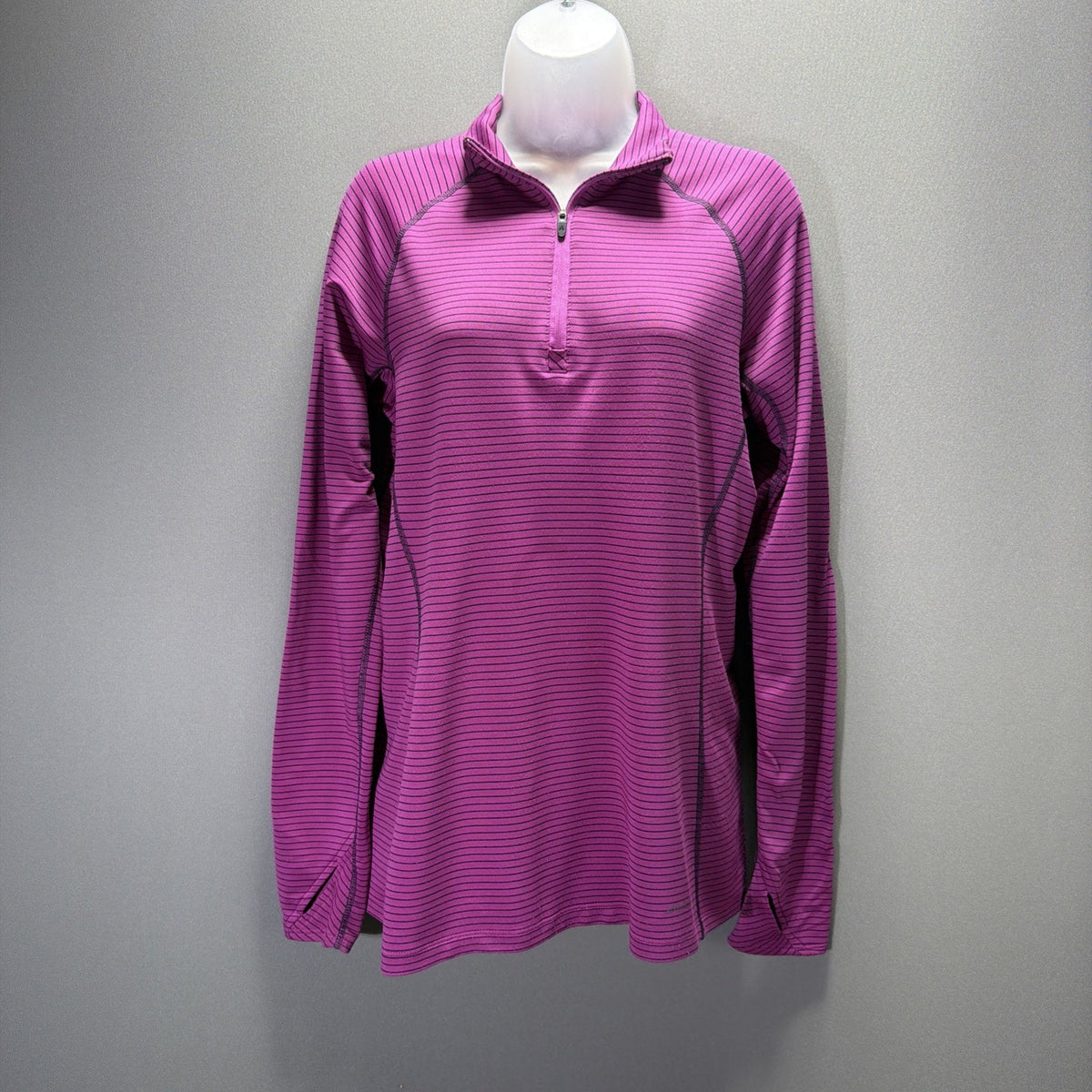 Eddie Bauer Travex First Ascent Jacket Womens M Pink 1/4 Zip Stretch Outdoors