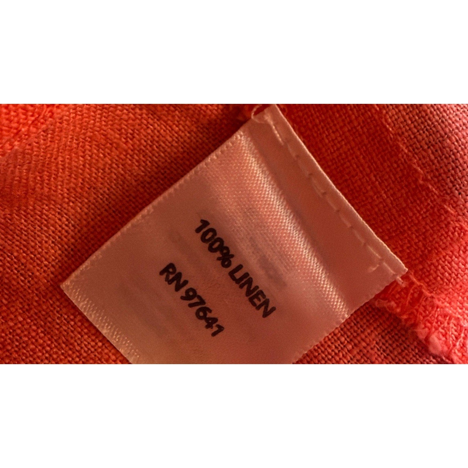 J Jill Love 100% Linen Coral Pink Shift Dress Medium Sleeveless Pockets