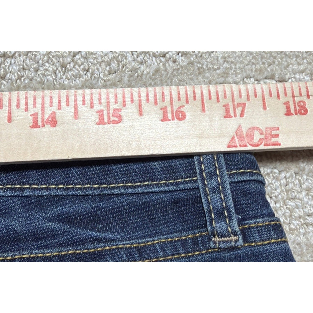 Arizona Jean Co Mid Rise Bootcut Jeans Womens Size 15 Dark Wash Stretch NWT