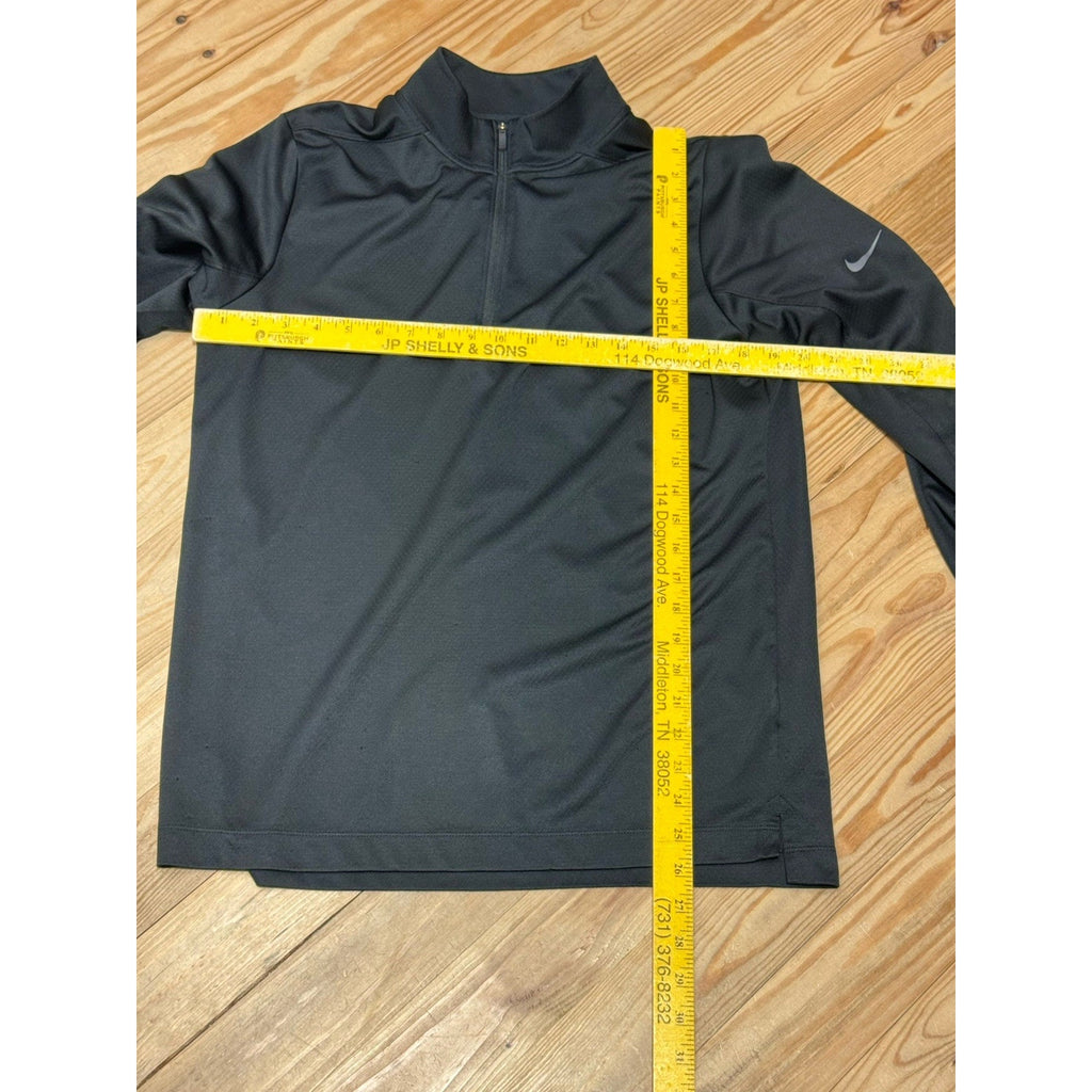 Nike Golf Dri-Fit 1/4 Zip Pullover Black Lightweight Men’s Size Medium Tanqueray