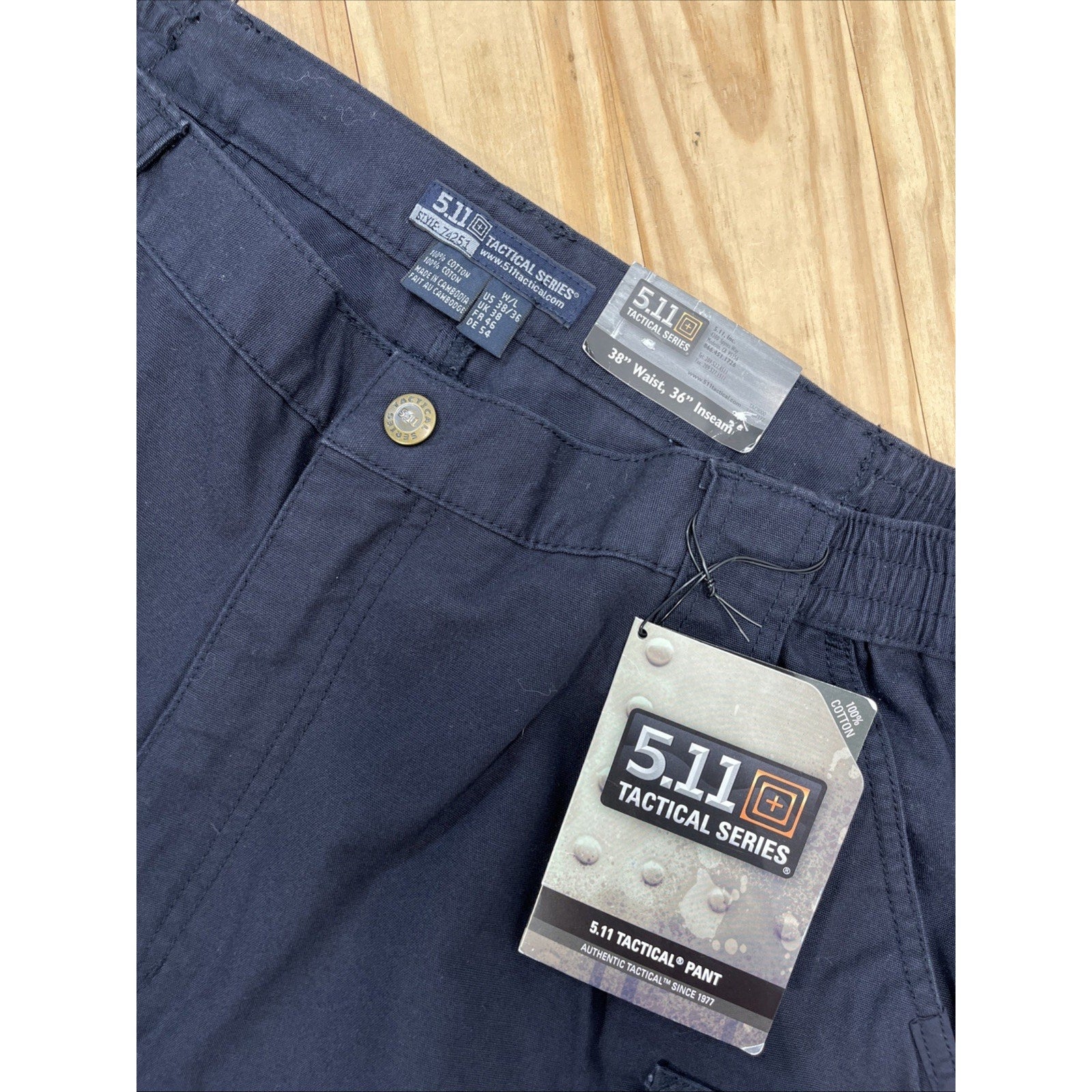 New With Tags 5.11 Tactical Tactical Pants - Fire Navy - 38x36 Cotton Canvas