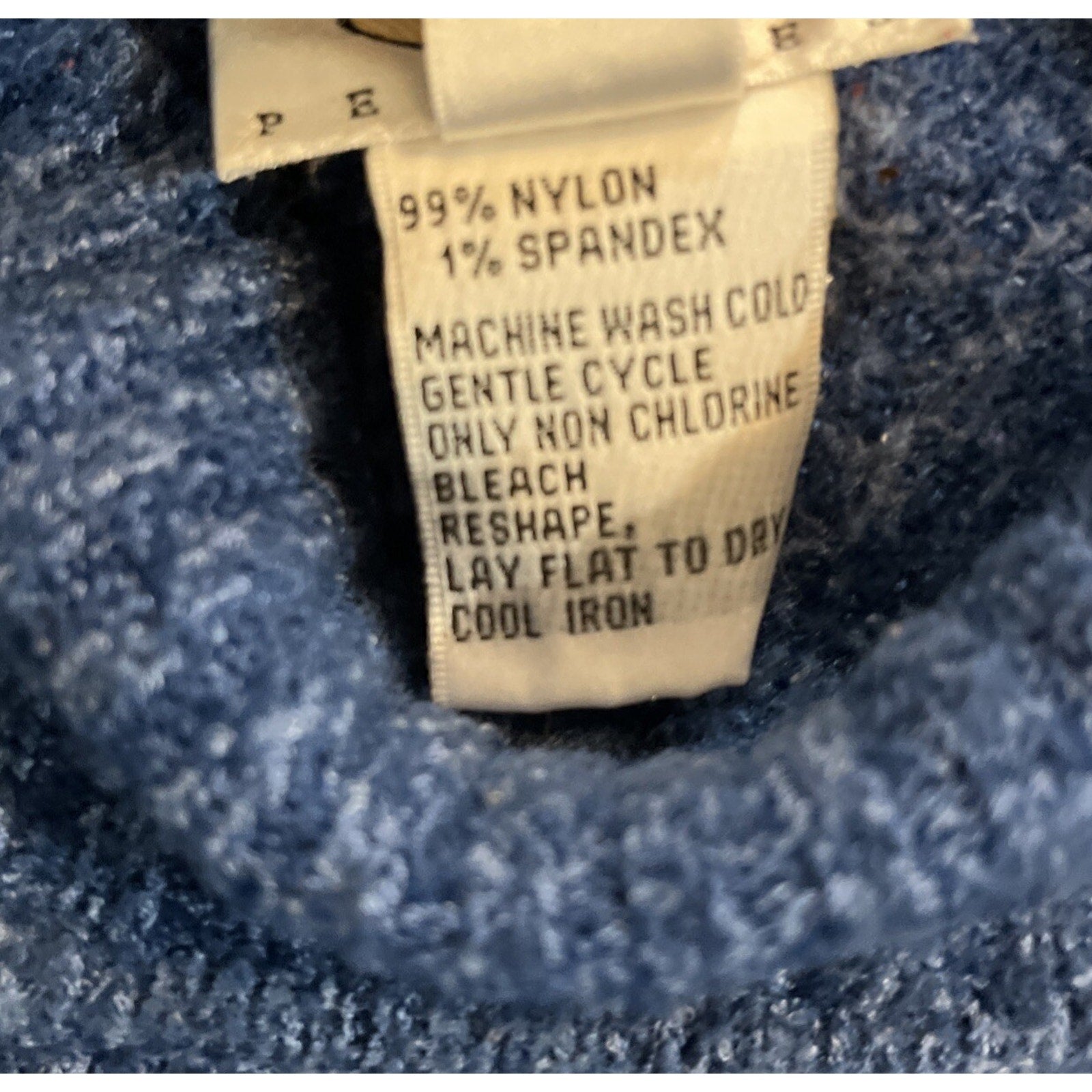 Talbots Sweater Women's Size: Petites Blue Mock Neck Pullover Long Sleeve