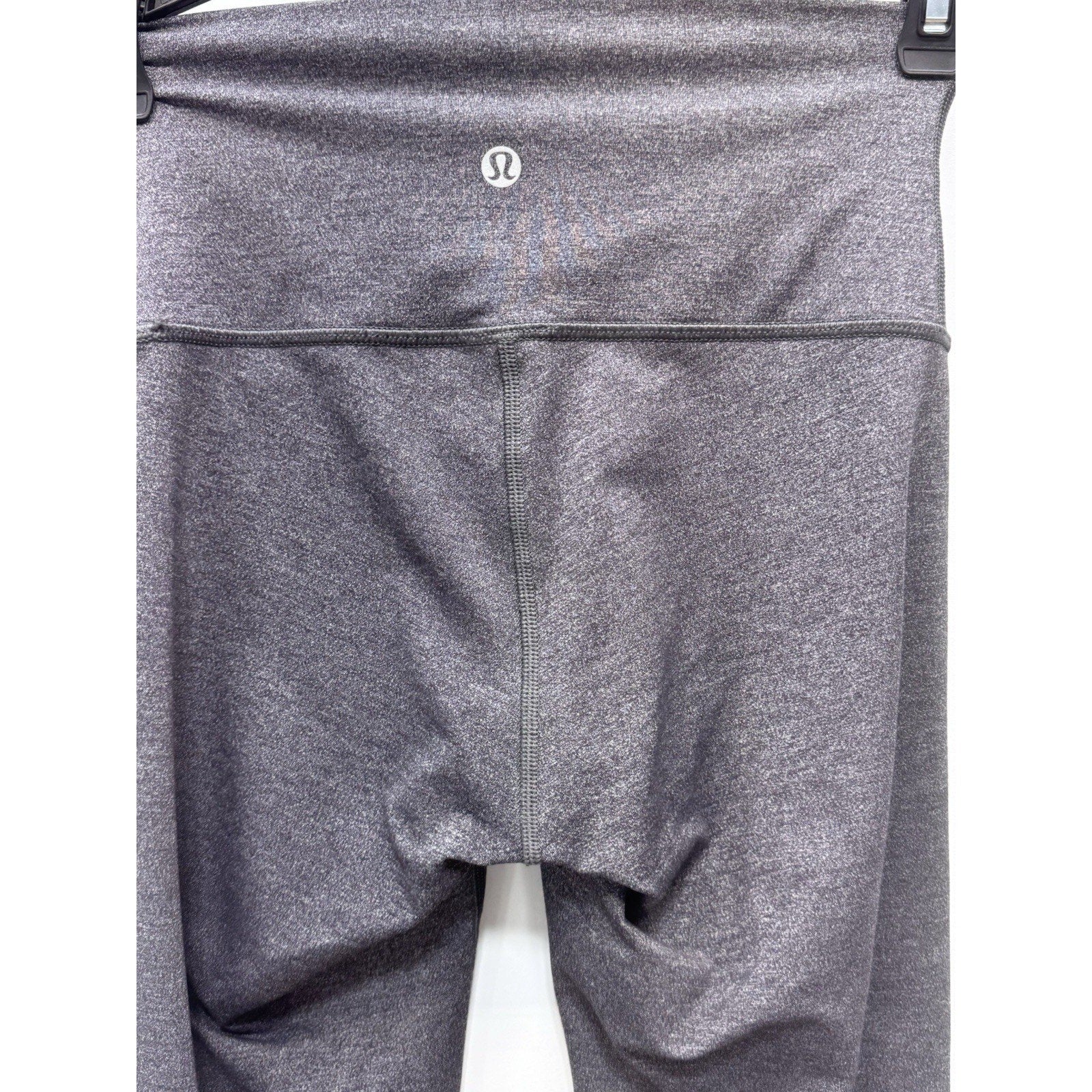 Lululemon Wunder Under High Rise Dark Gray Elastic Waist Pull On Leggings Size 4