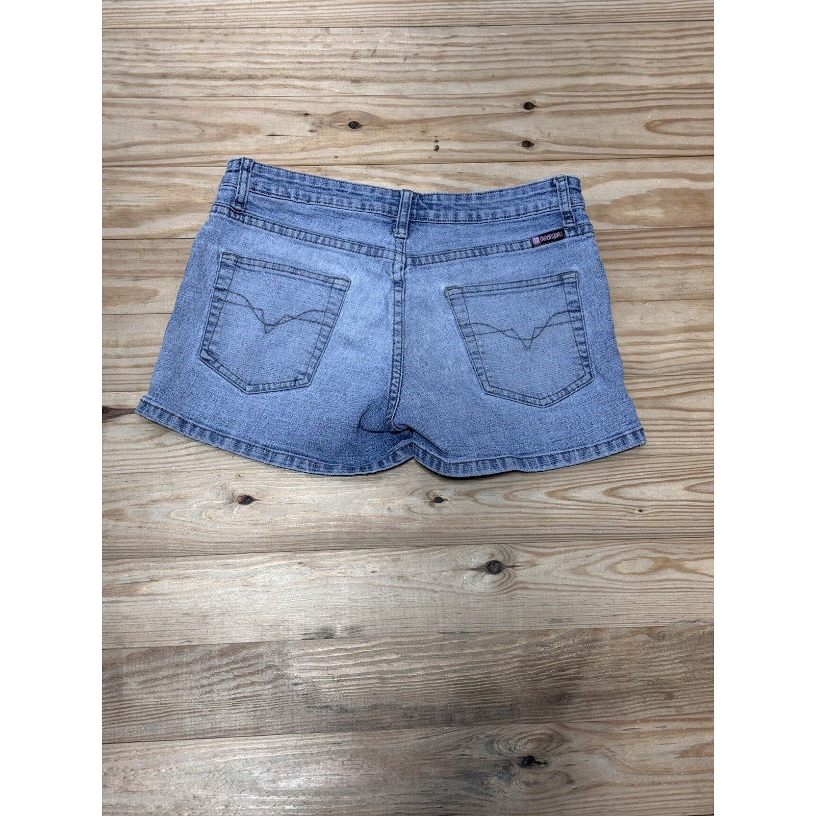 Bubble Gum USA Short Shorts Denim Blue Jean Shorts Juniors Size 7/8