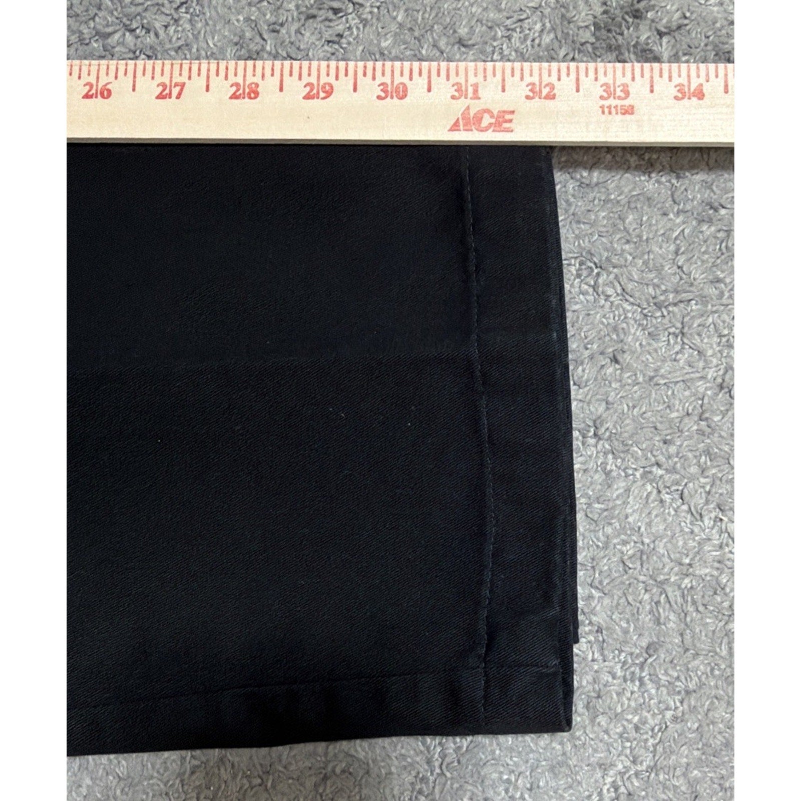 Haggar Black Label chino pants mens 36 x 34 comfort waist Black dress