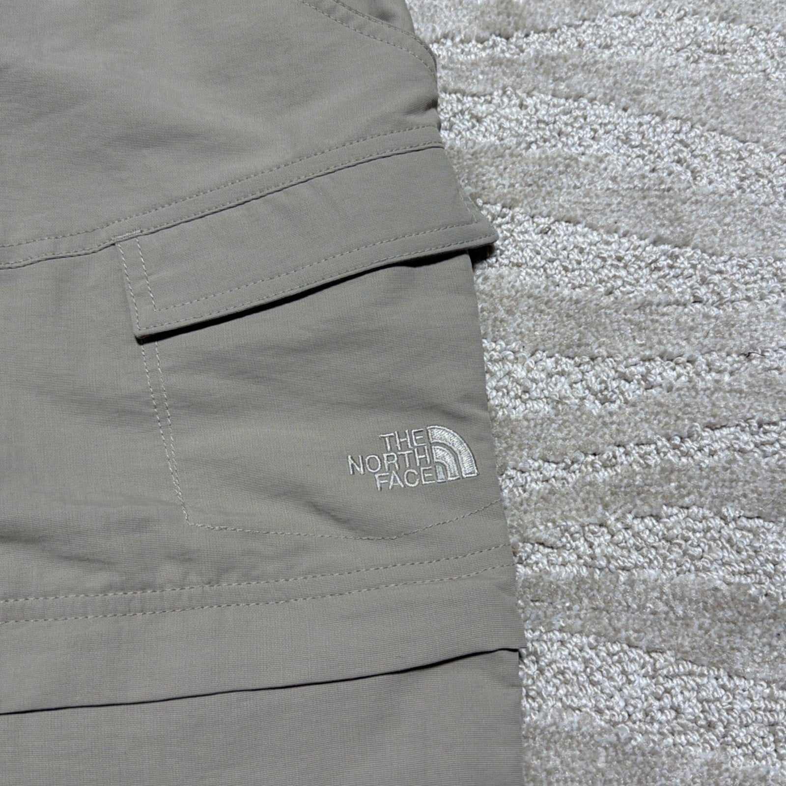 The North Face Hiking Pants Convertible Zip Off Shorts Women's 0 Excellent 27x31