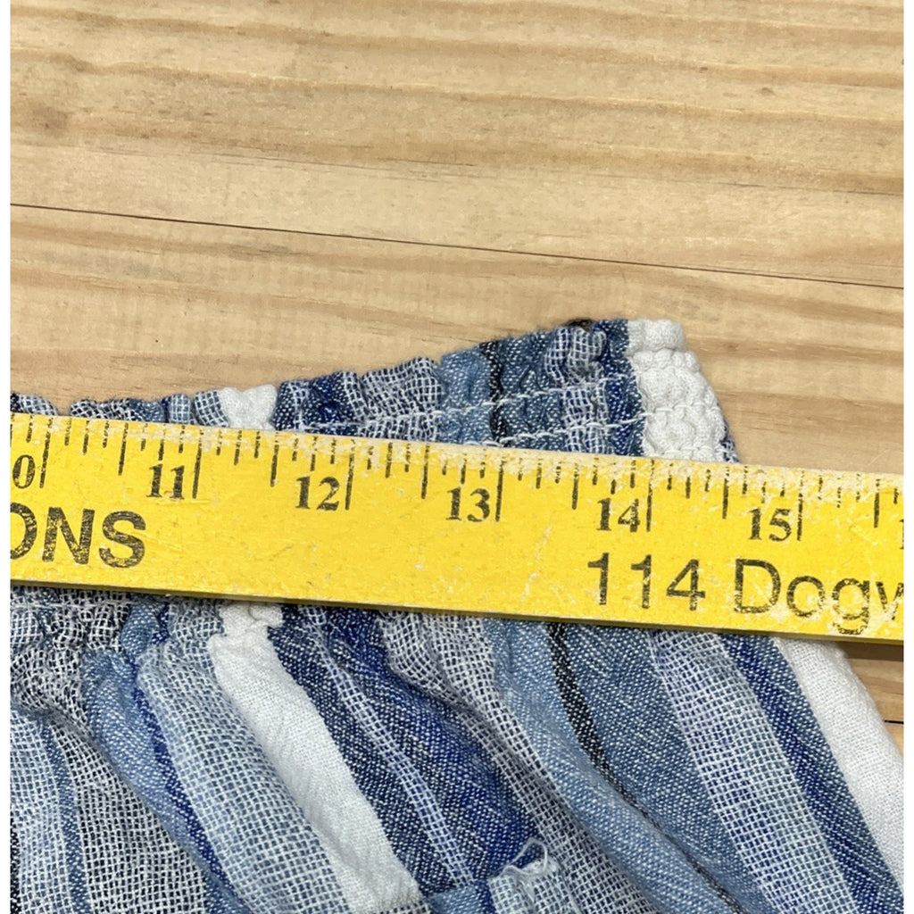 Briggs Blue Linen Shorts- Size Large