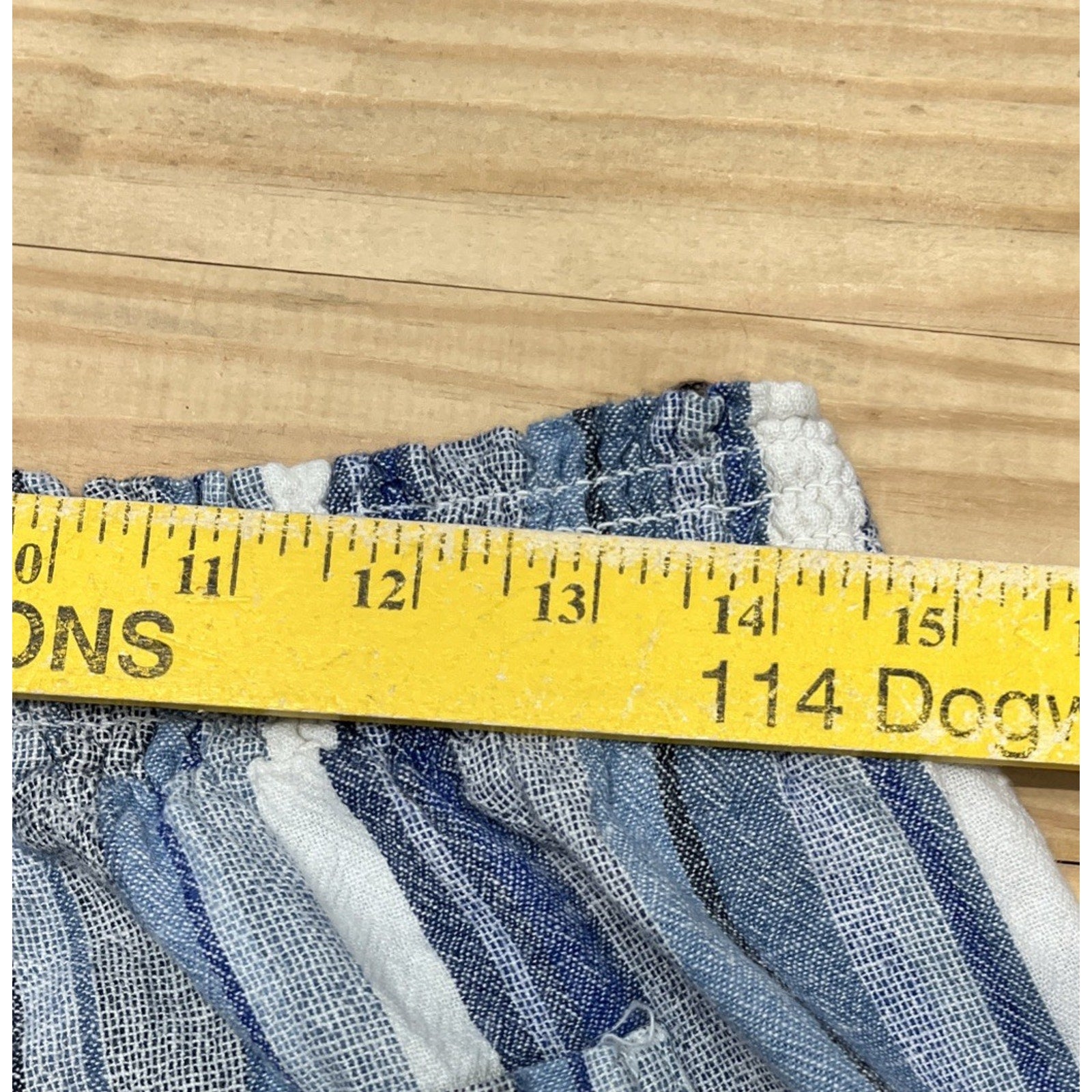 Briggs Blue Linen Shorts- Size Large