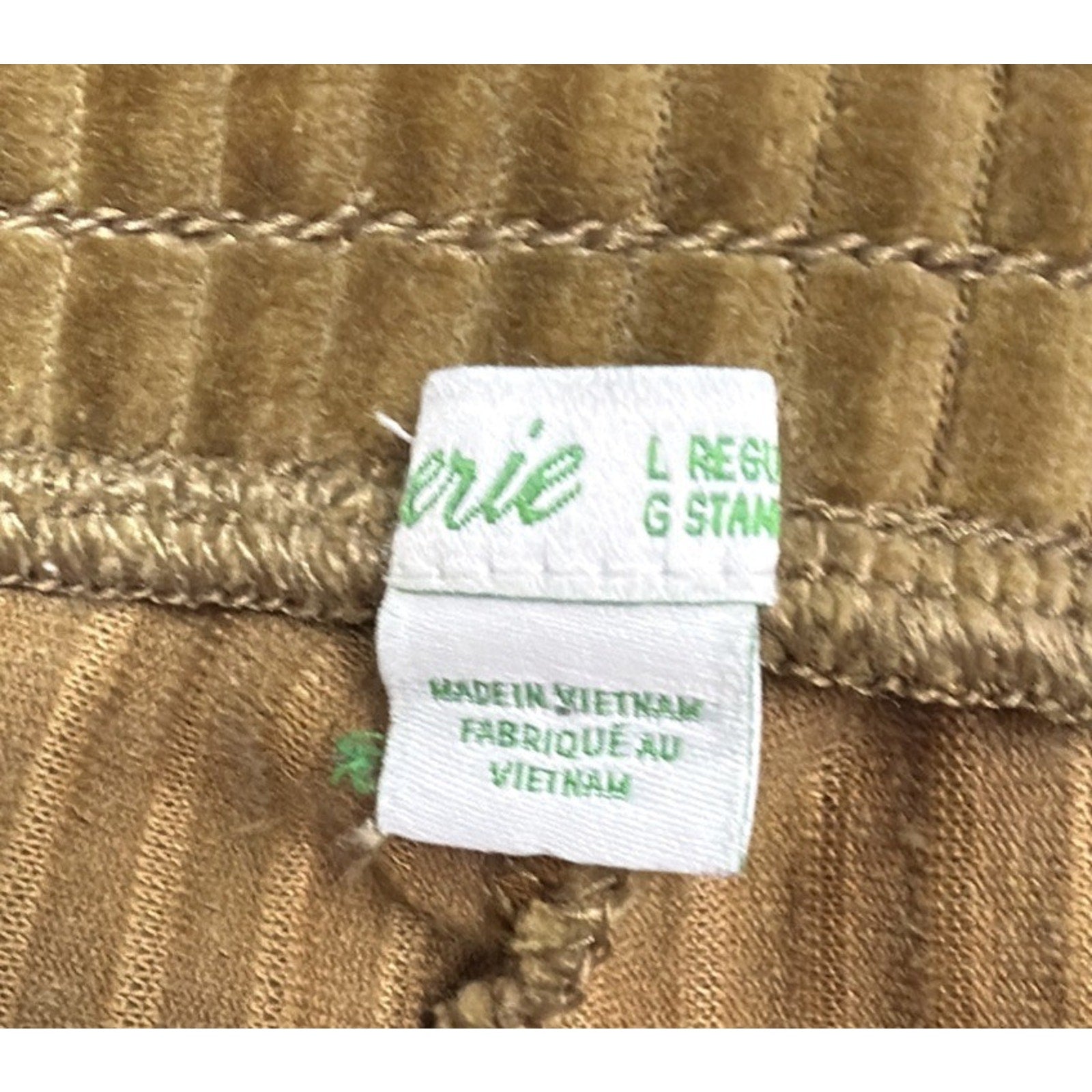 Aerie High Rise Groove On Rib Velour Flare Pants Size Large