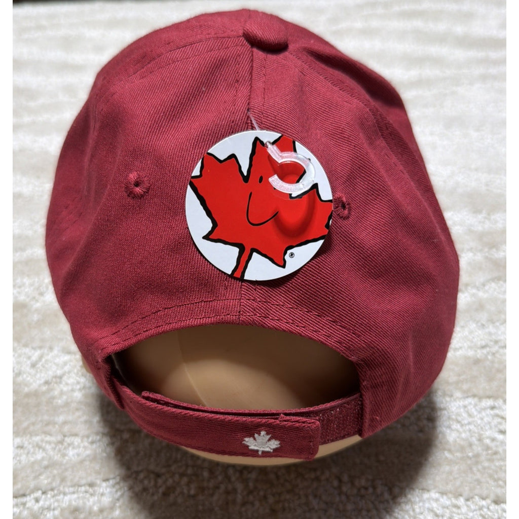 New Canada 1867 Mapleleaf Unisex Adj Red Cap-Stone Age NWT