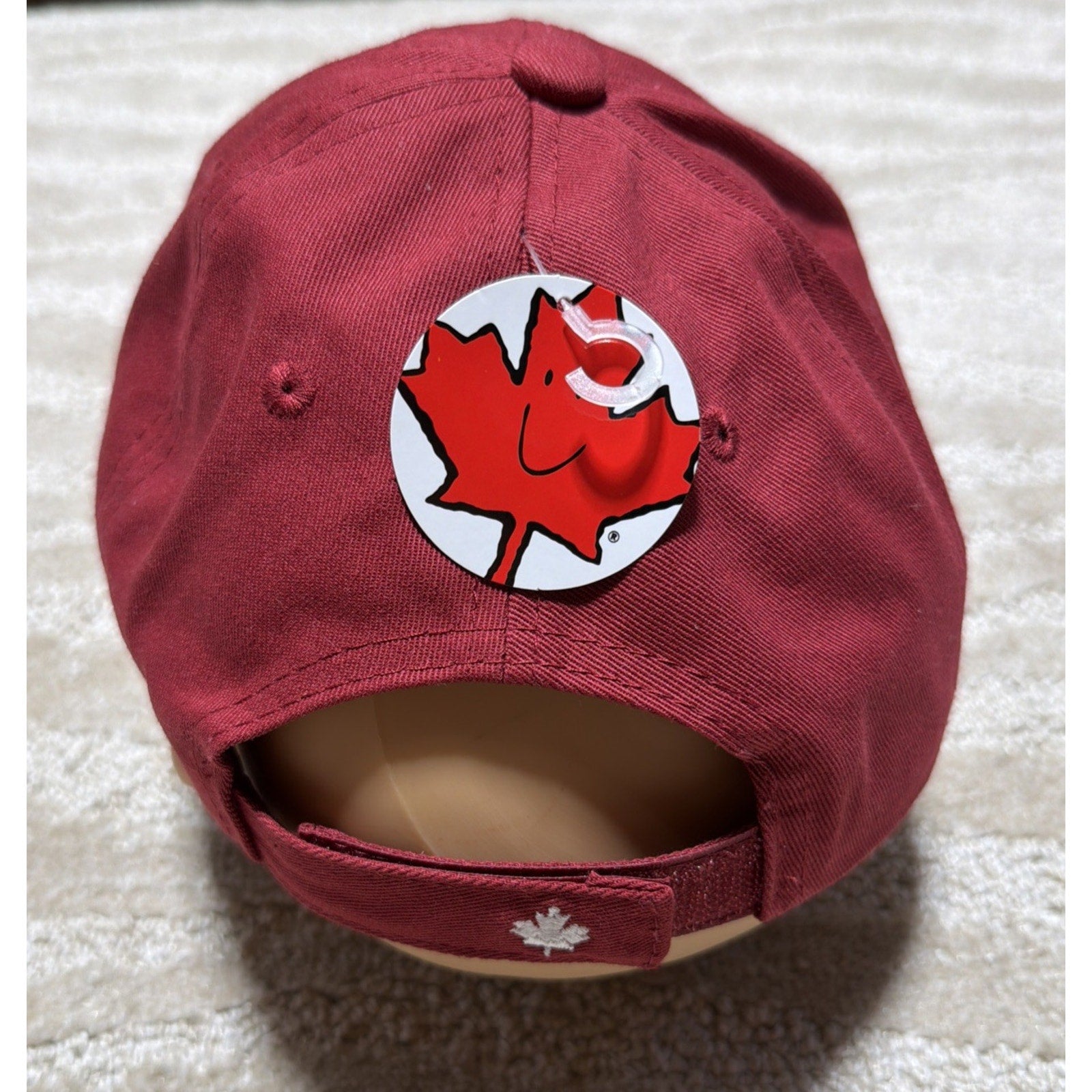 New Canada 1867 Mapleleaf Unisex Adj Red Cap-Stone Age NWT