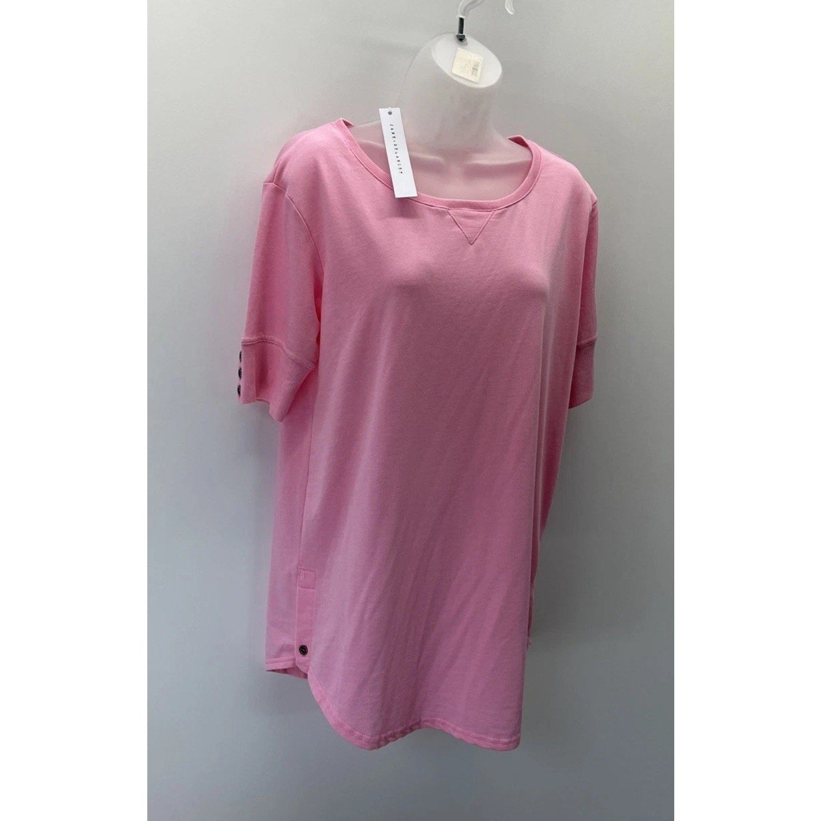 NWT Jane + Delancey Women's Cotton Blend Vintage Look Pink Tunic Size Small