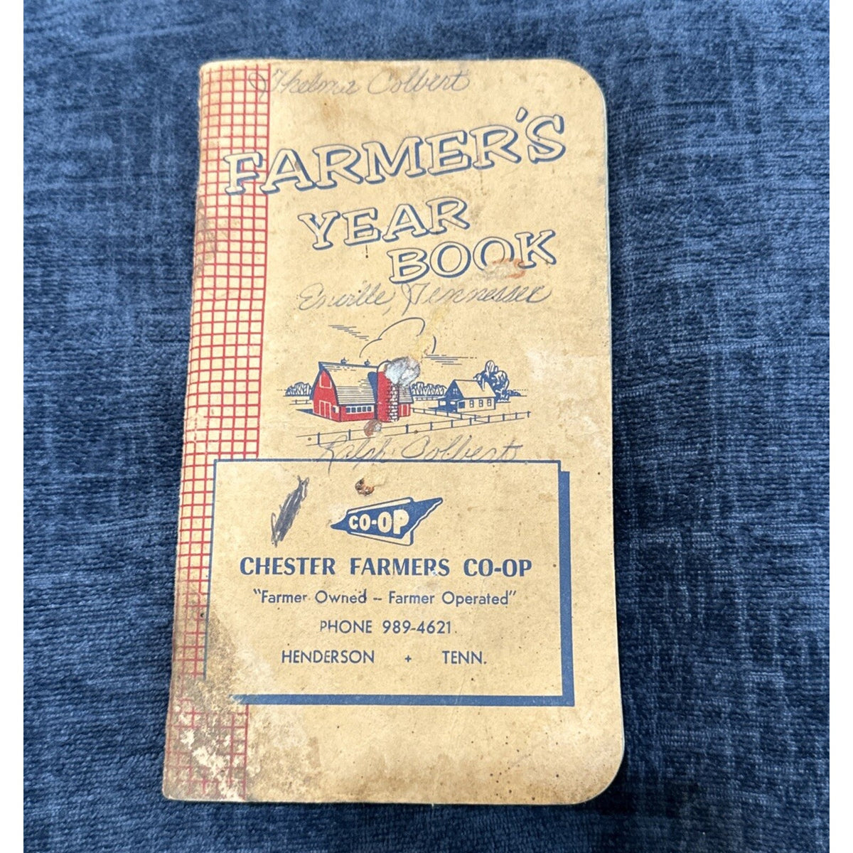 Vintage 1967 Farmer's Year Book Booklet Henderson Tennessee Feed History