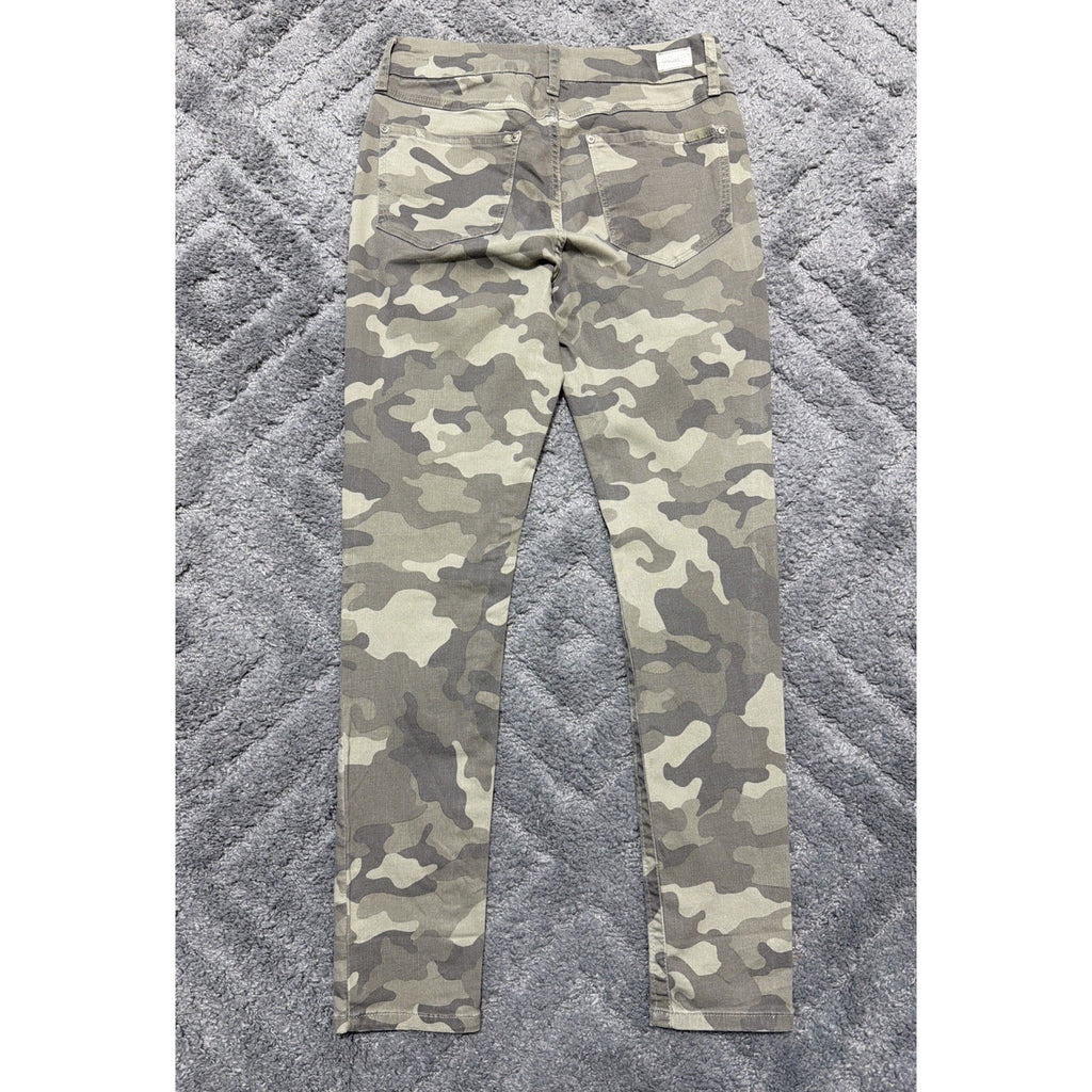 Seven7 High Rise Skinny "Tummyless" Camo Jeans Stretch Denim Skater Women's 4